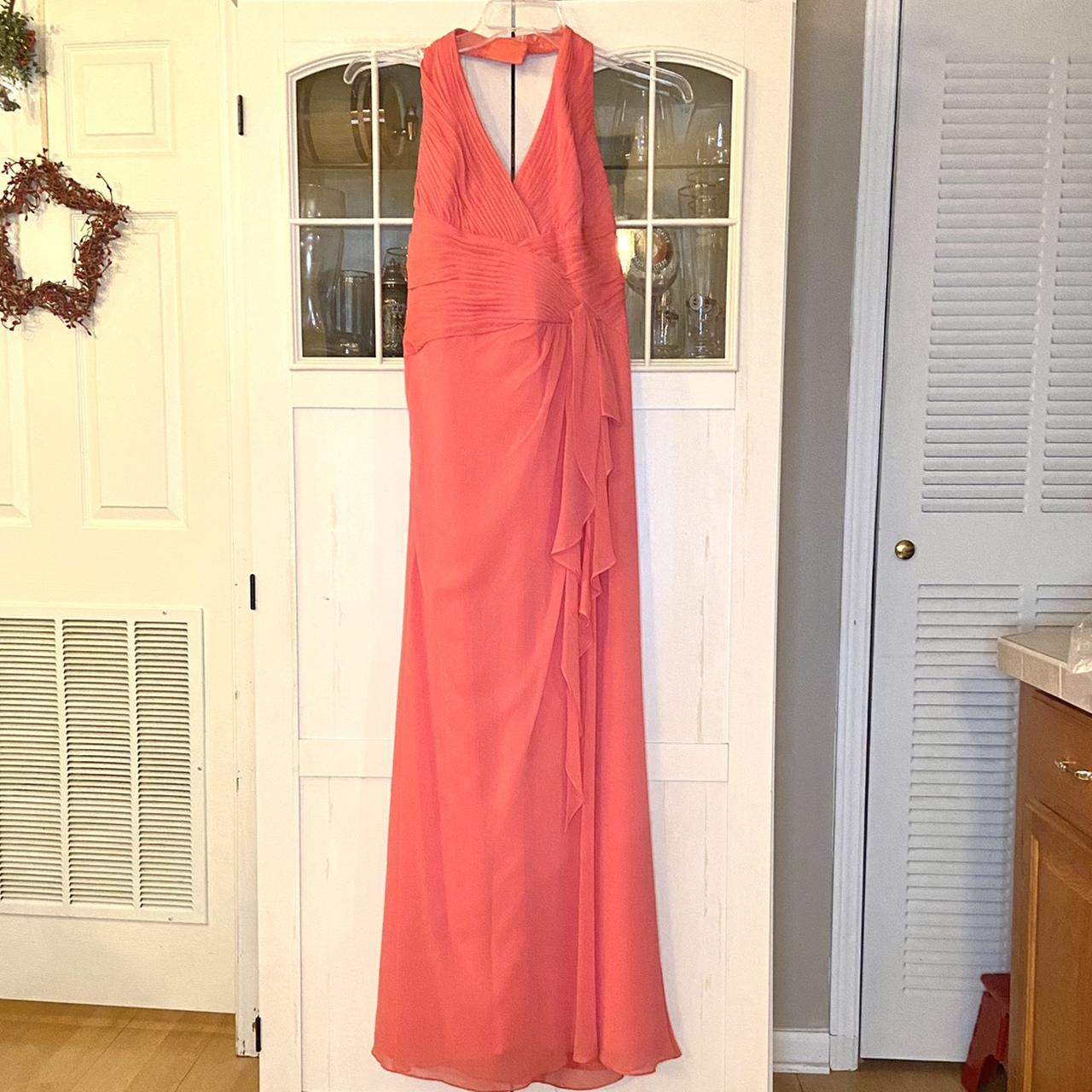 David's bridal crinkle hot sale chiffon dress