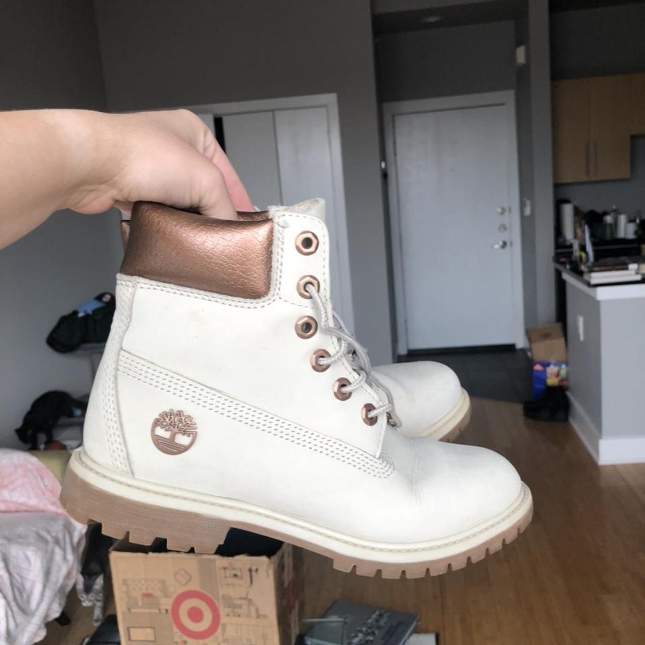 Cream sale colored timberlands