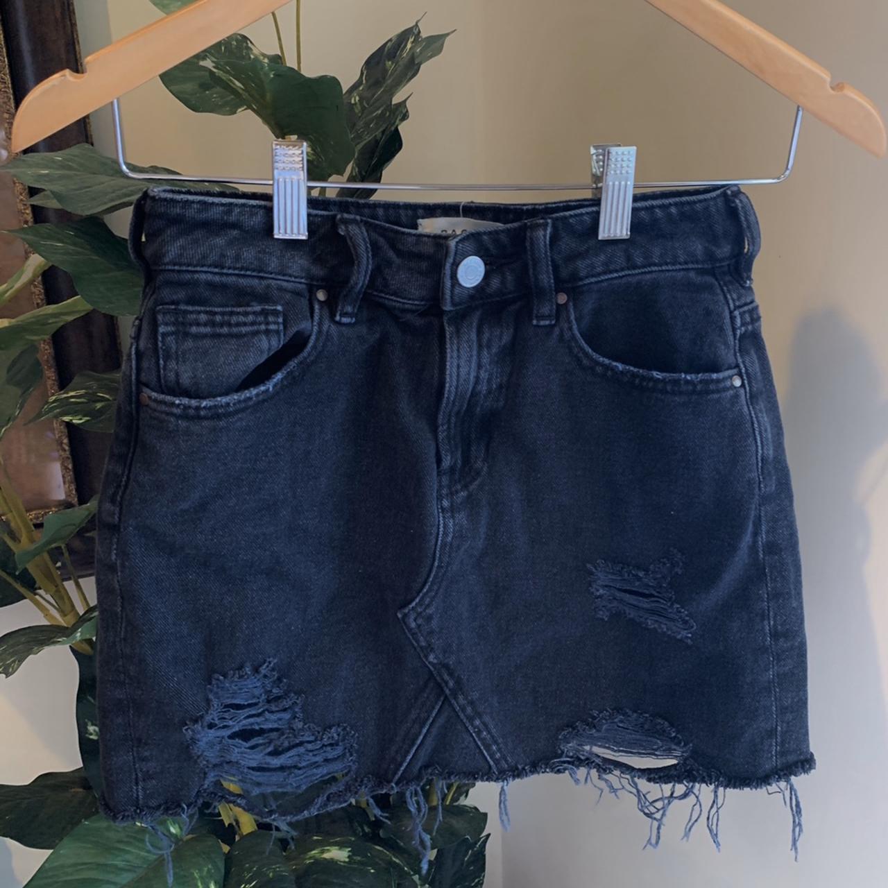 MESSAGE ME BEFORE BUYING Ripped black denim Depop