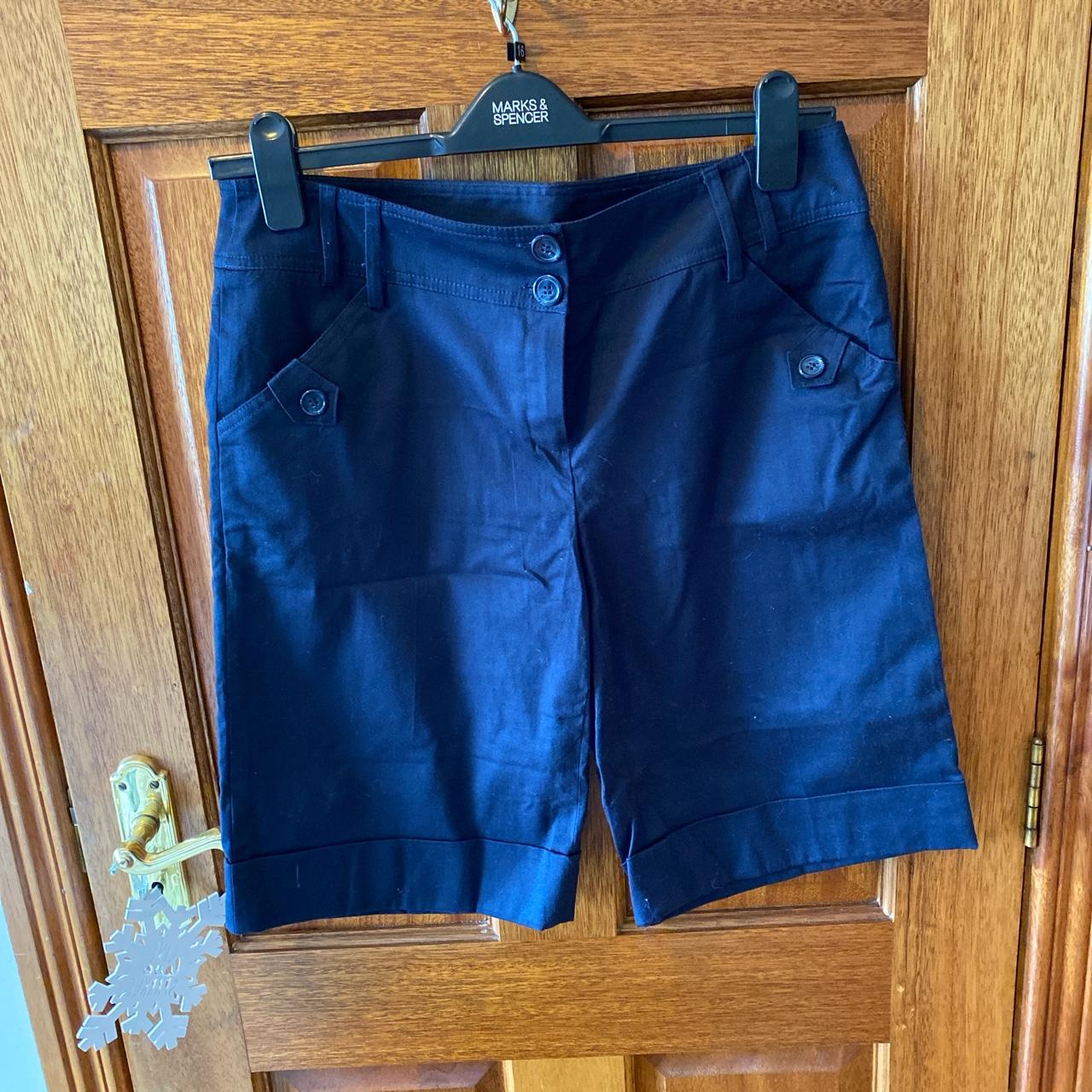 Navy shorts dunnes size 12 Depop