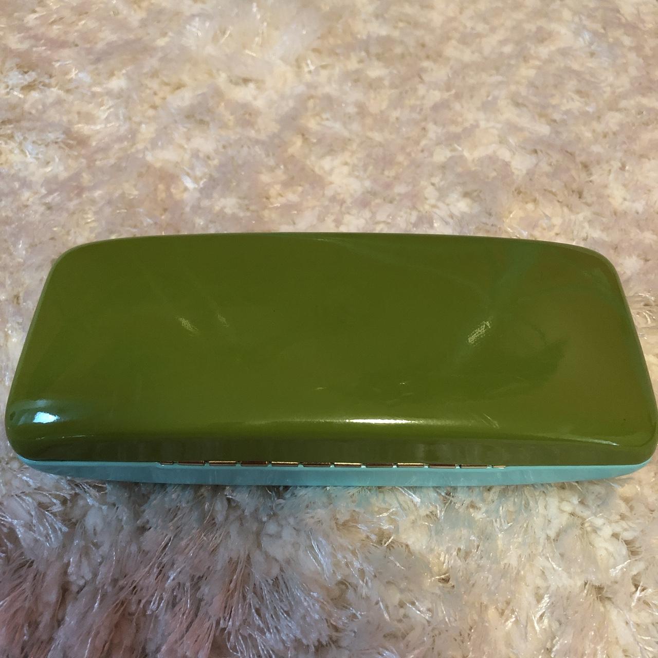 Kate Spade Turquoise Green Glasses Hard Case