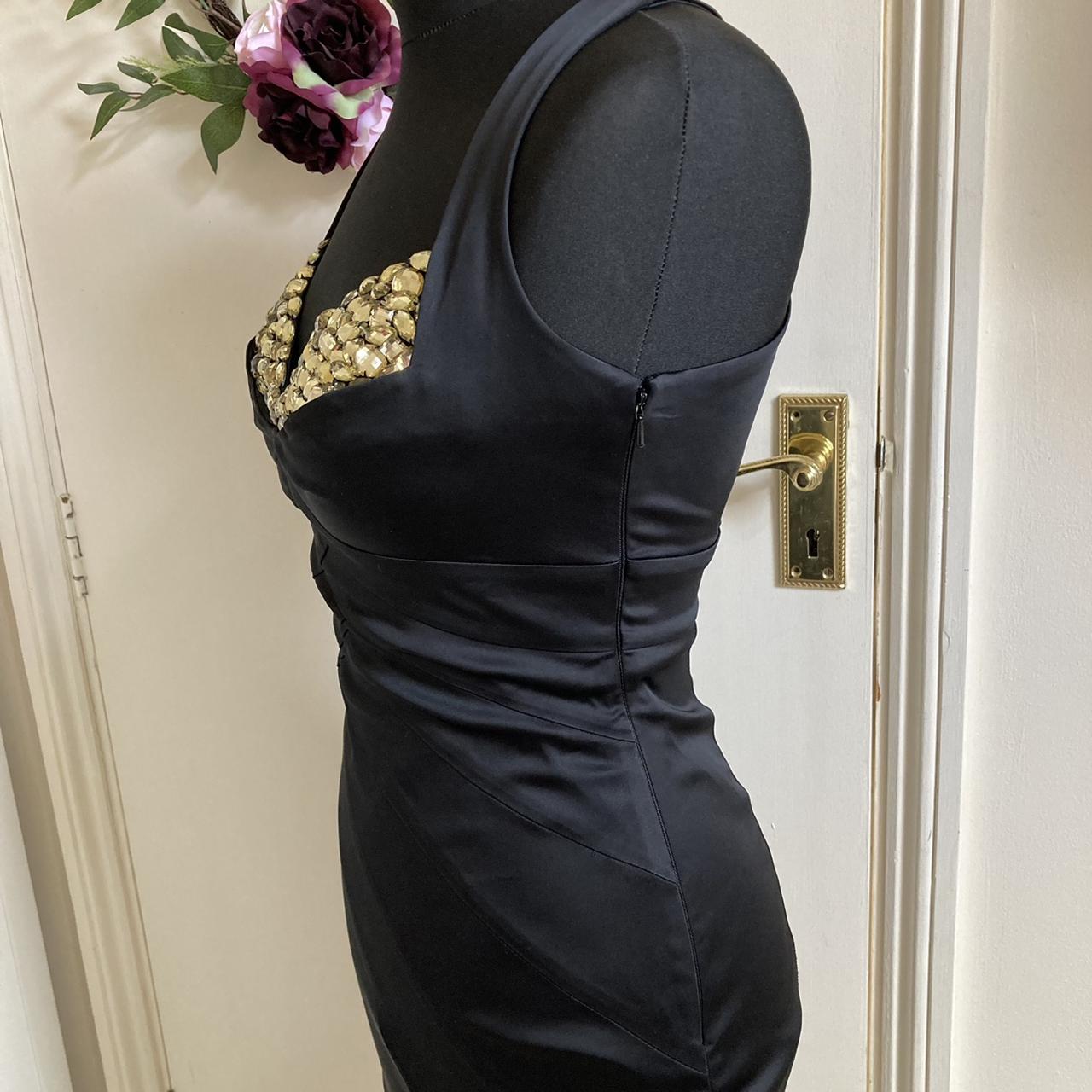 Jane Norman 90’s/Y2K Black Bodycon Dress/ Black... Depop