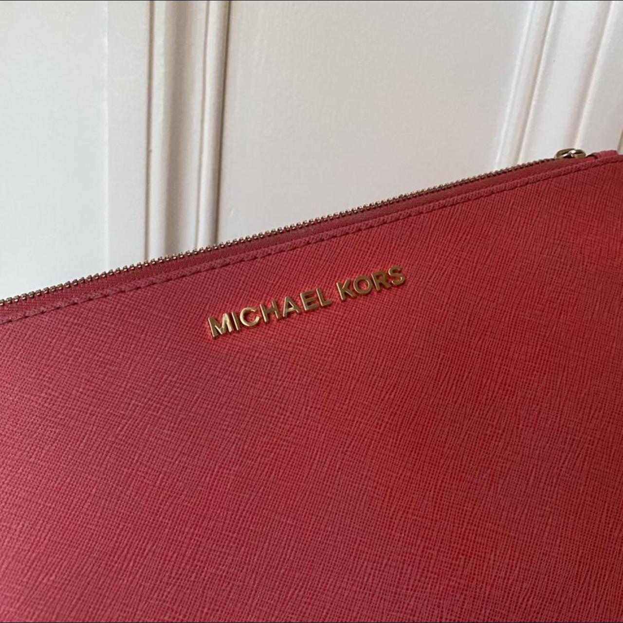 Amazing condition Michael Kors clutch bag Red bag Depop