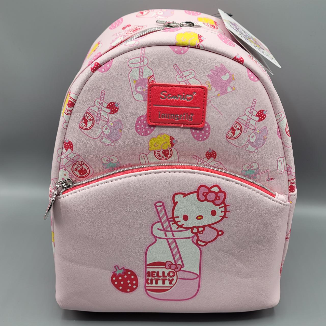 strawberry milk mini backpack