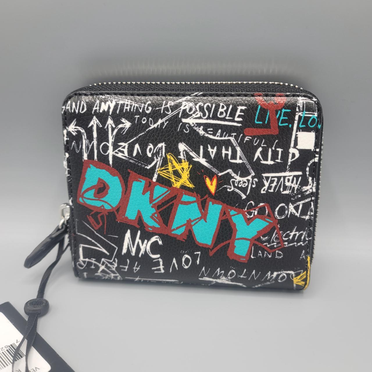 dkny vela zip around purse