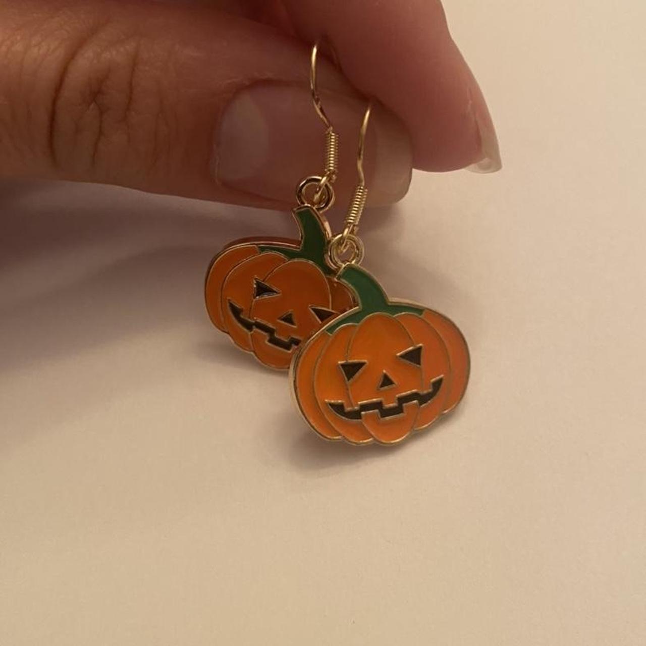 Product Image 1 - #pumpkin #earrings #october #ghost #halloween
