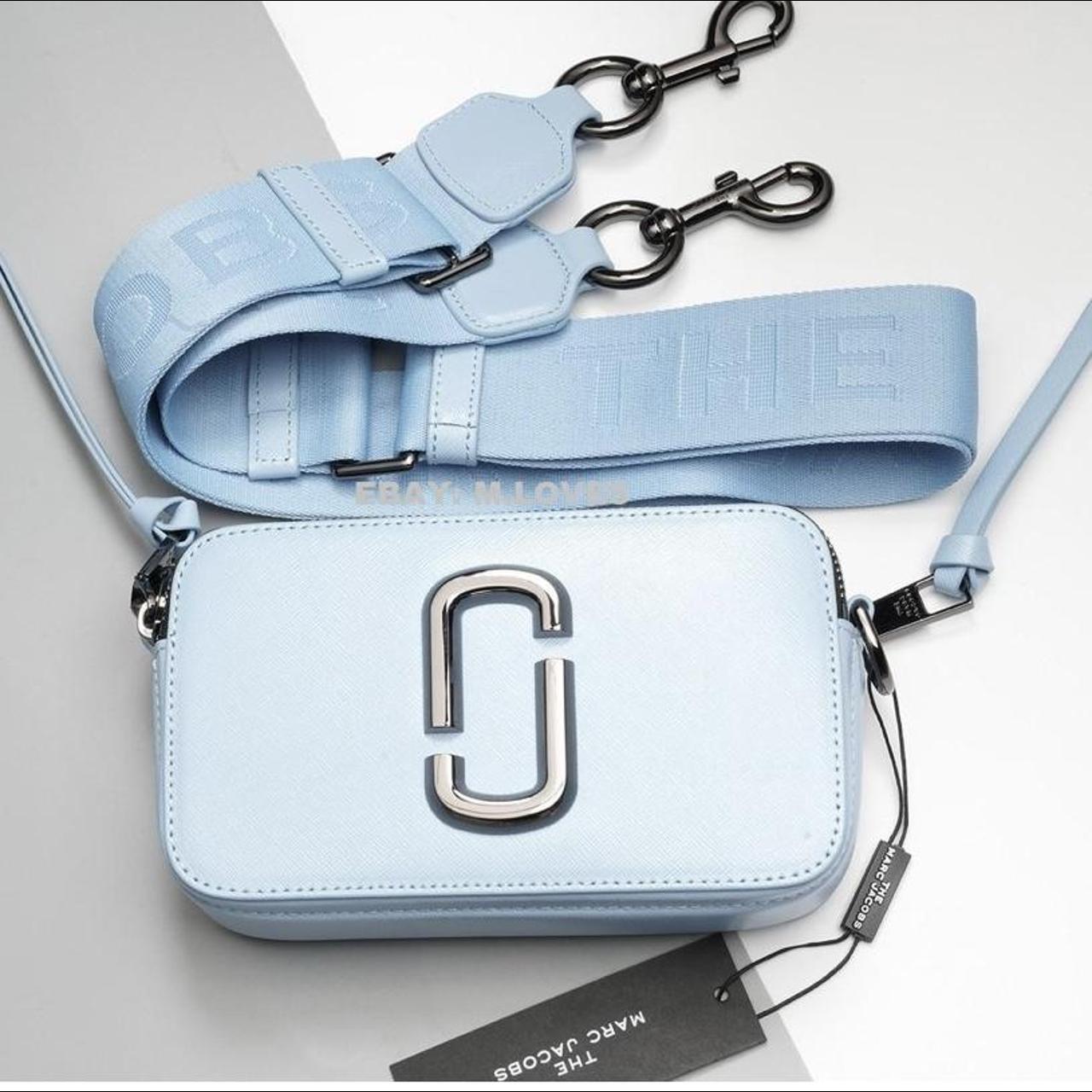 Marc jacobs snapshot bag dreamy blue barely used... Depop