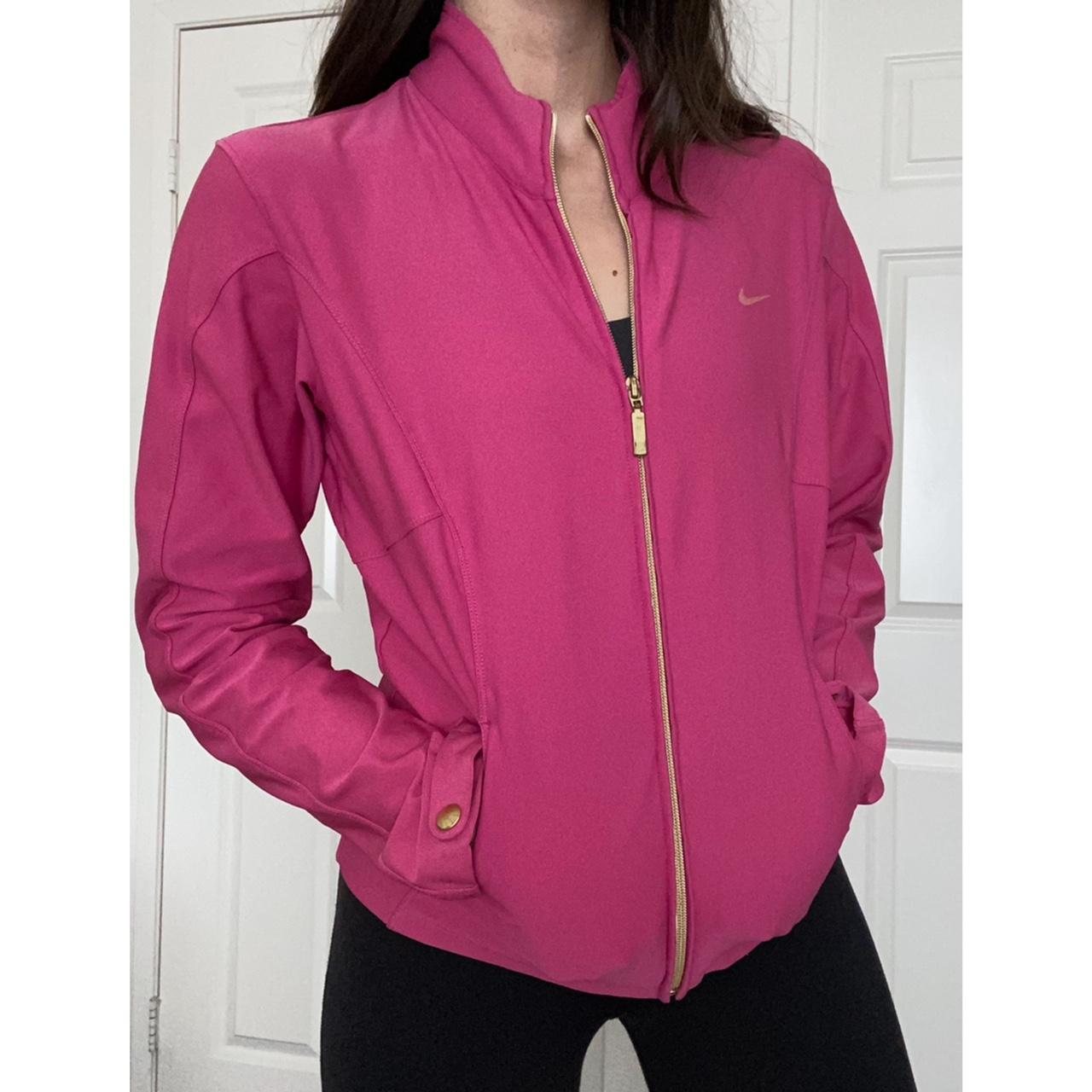 Nike Women's Pink Jacket Depop