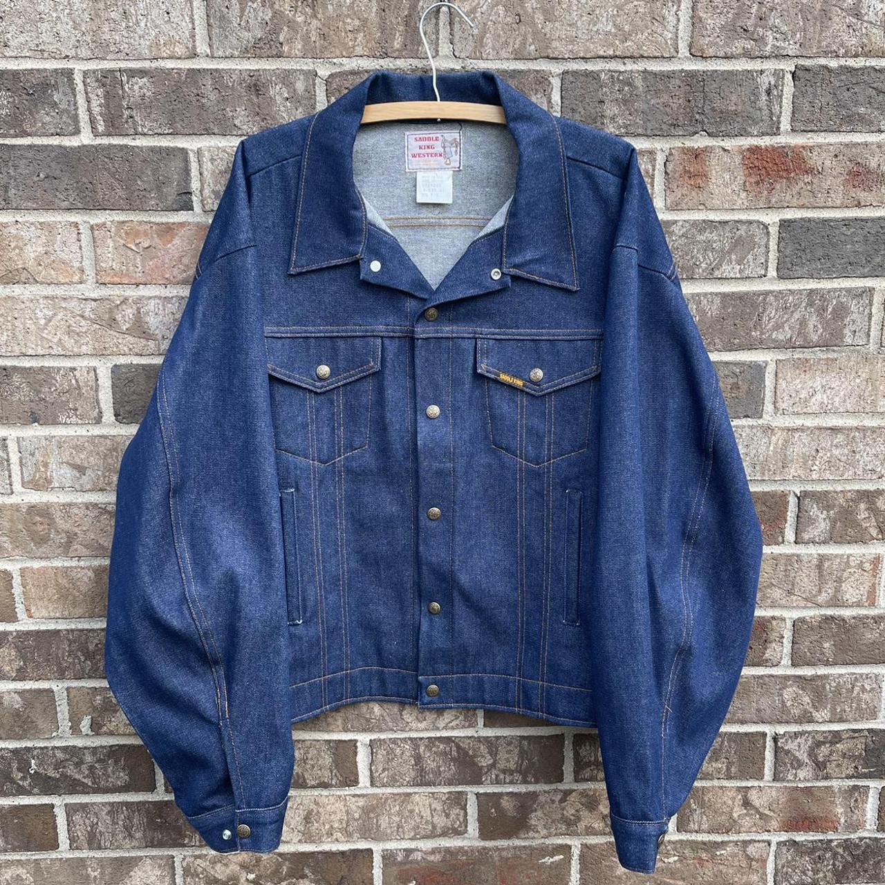 Amazing Saddle King Western Denim Jacket. In... - Depop