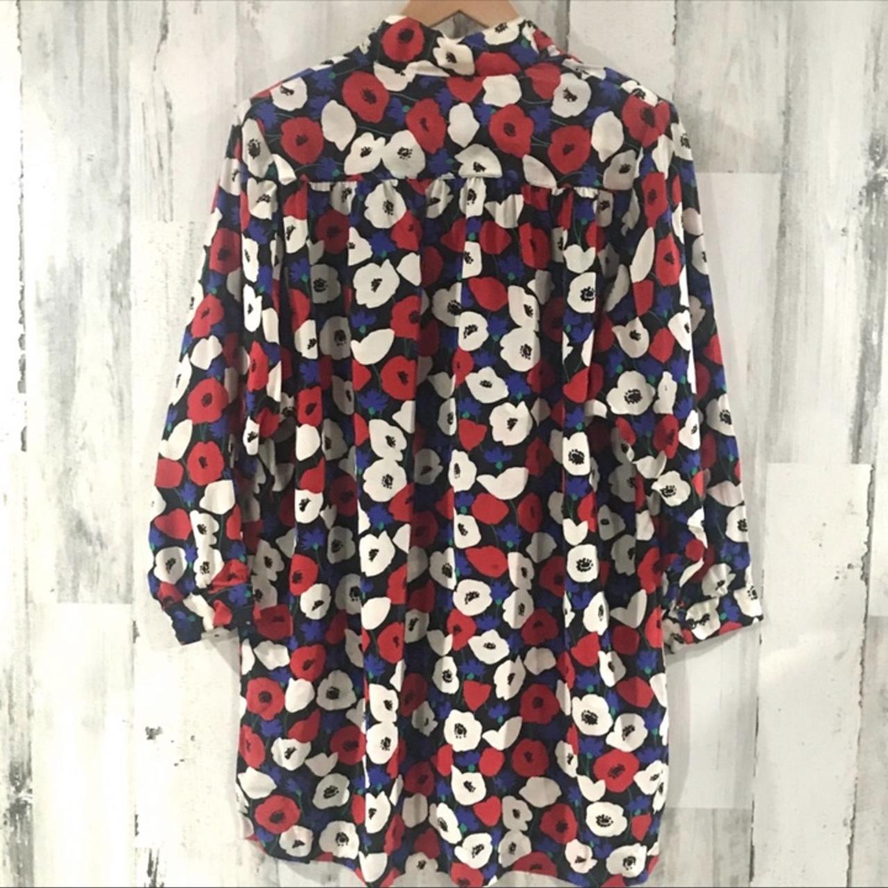 Vintage Louis Feraud Made in Germany Silk Blouse... - Depop