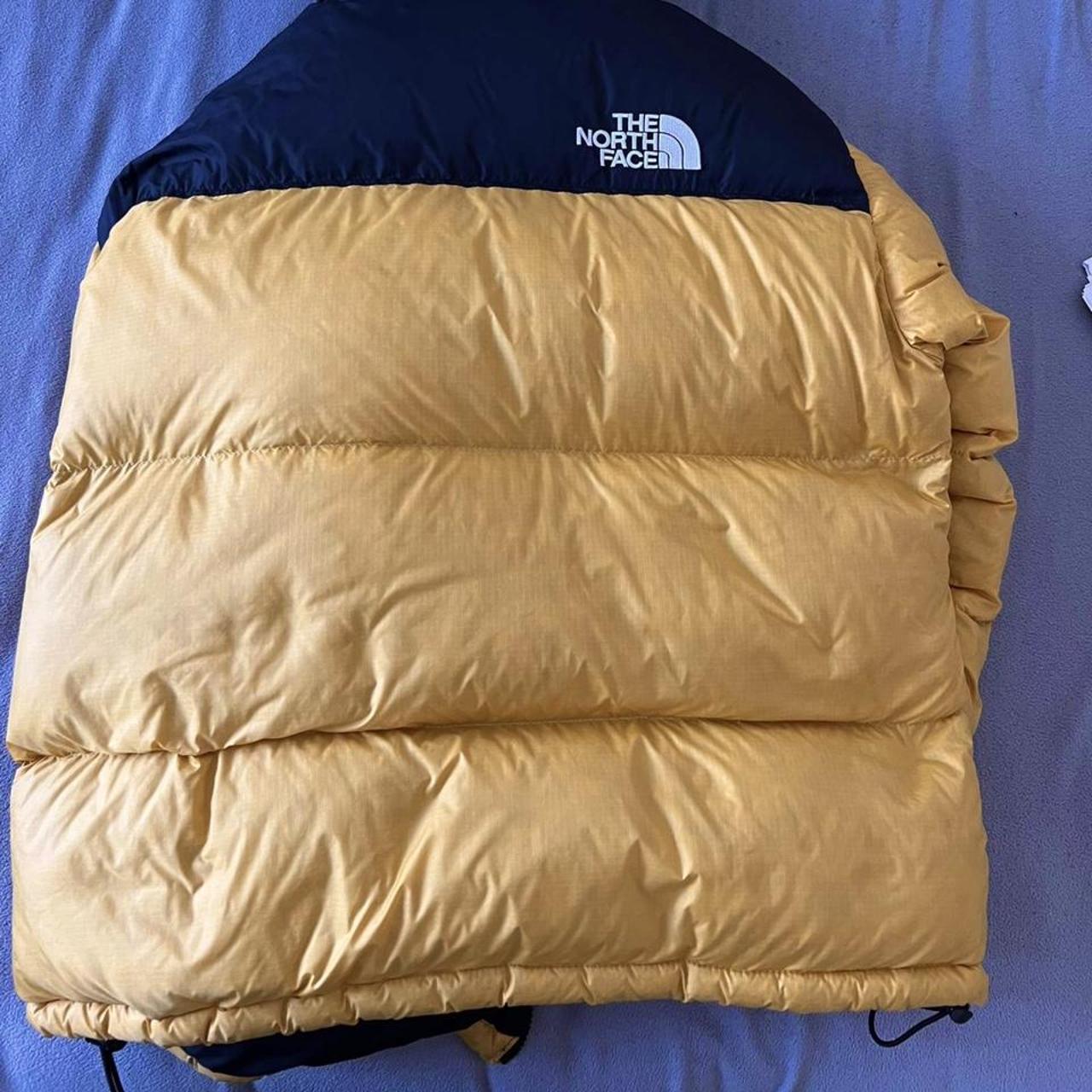 Yellow North Face Nuptse 700 Puffer Jacket Great - Depop