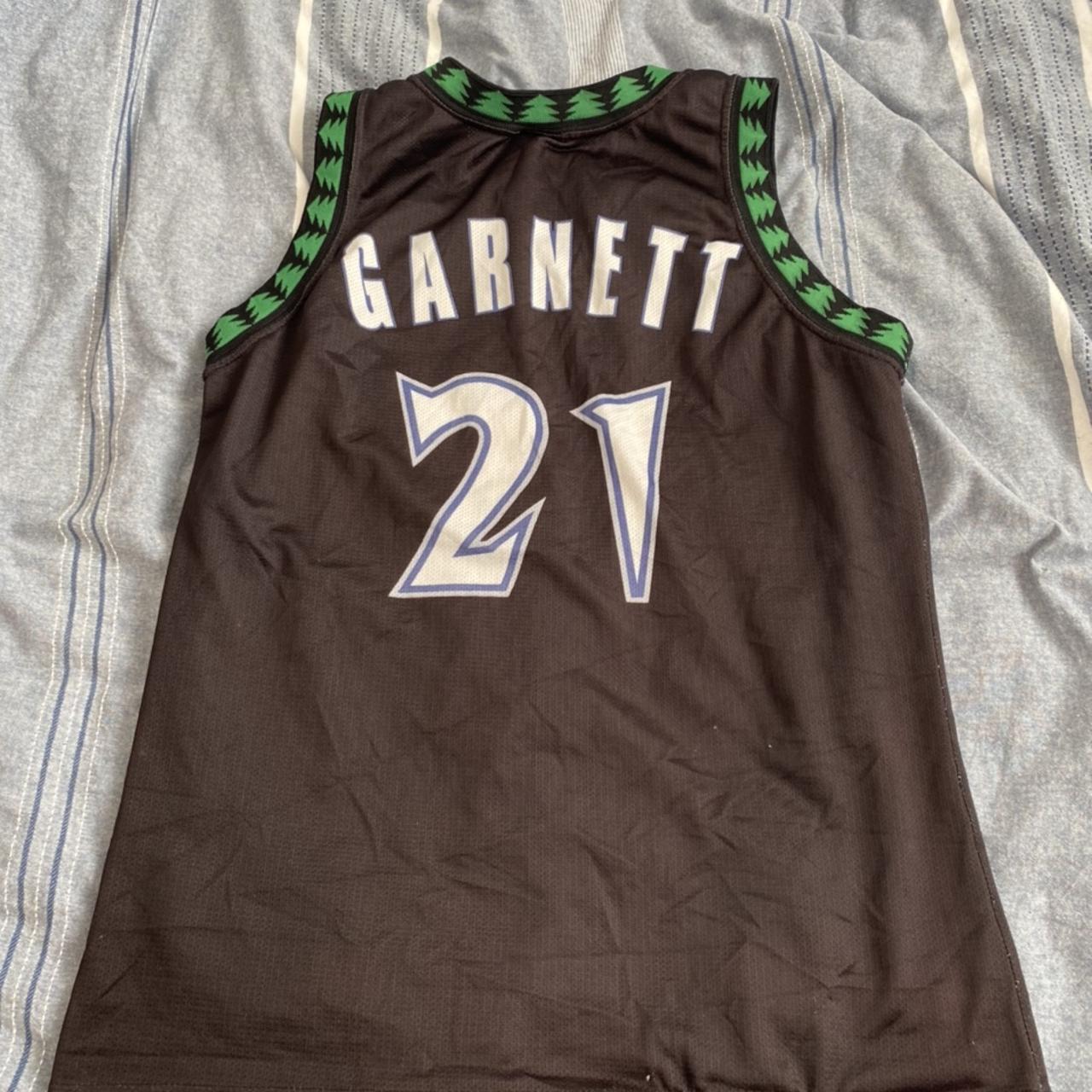 Vintage Champion Kevin Garnett NBA jersey - Depop