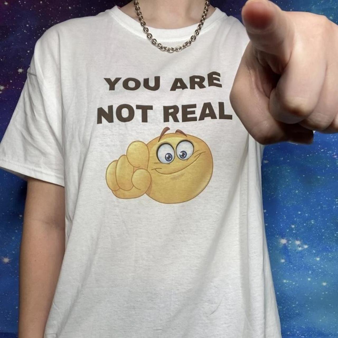 Cringey Tee! let everyone know they’re not real.... Depop