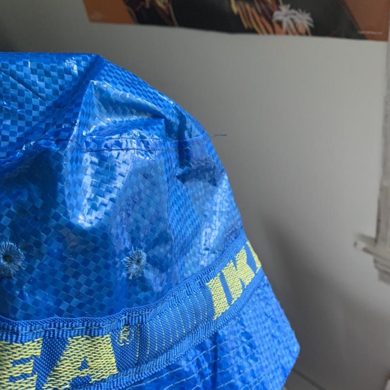 IKEA Women's Yellow and Blue Hat (2)