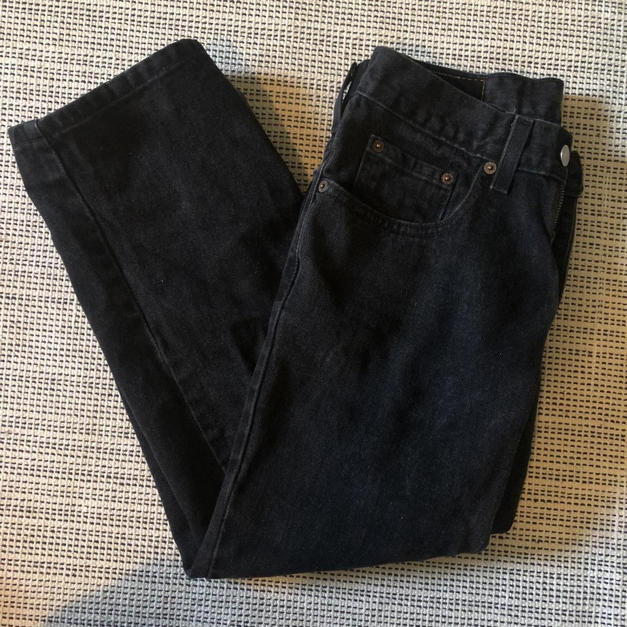 black levis jeans. size 30 waist (LOW RISE), 24... Depop