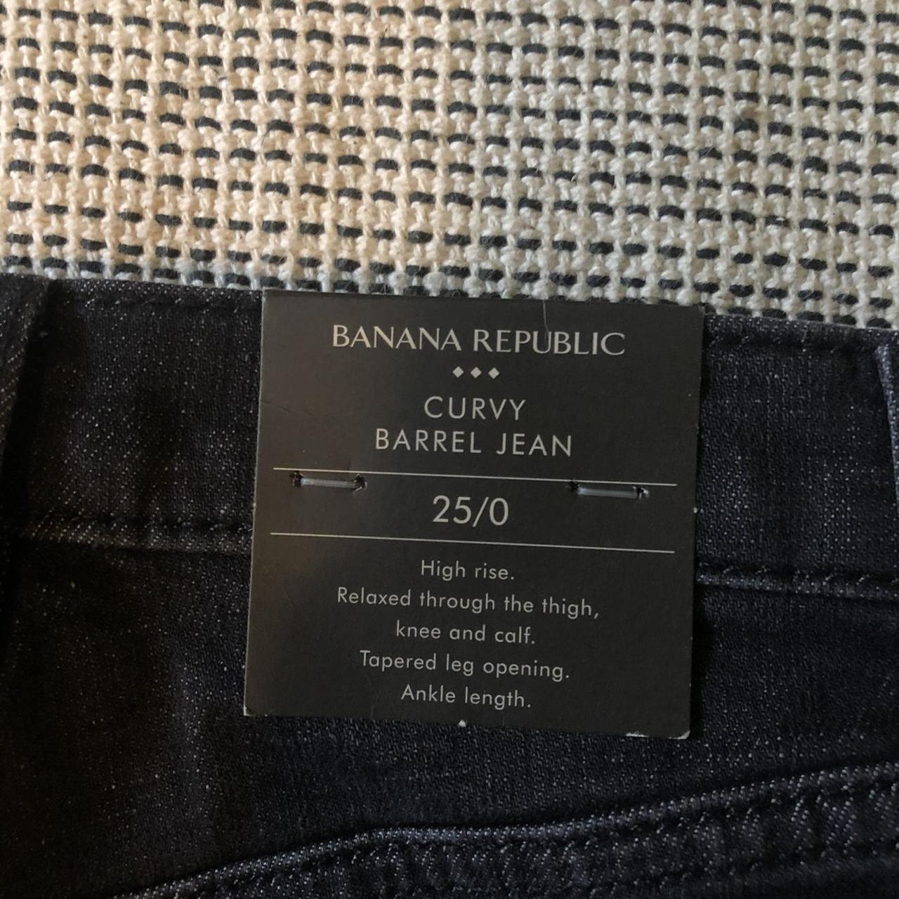 banana republic black barrel jeans - brand new with... - Depop