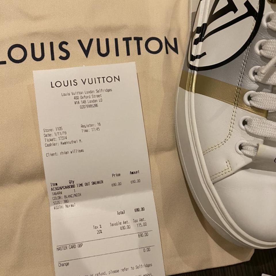 LOUIS VUITTON TIME OUT SNEAKERS BRAND NEW Never - Depop