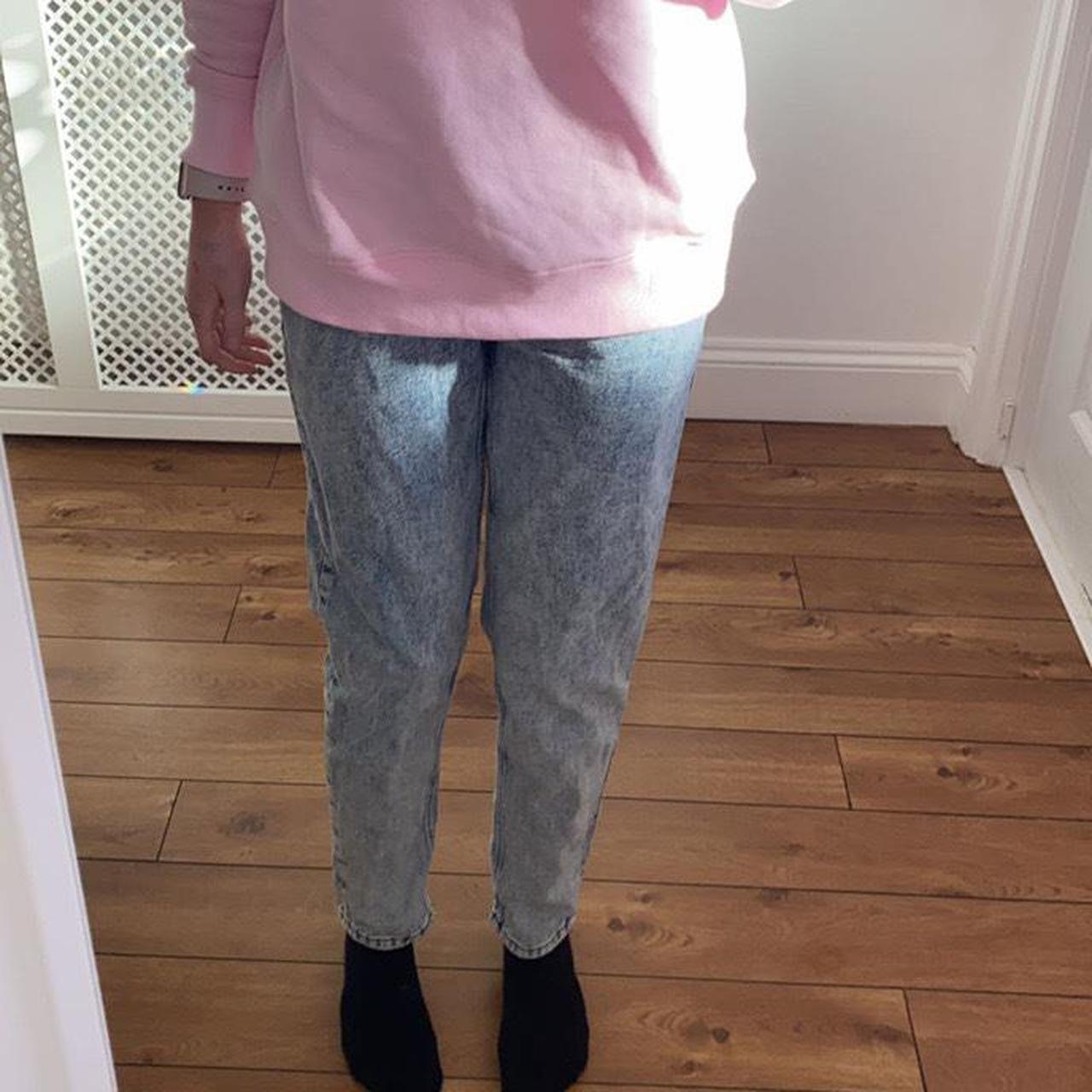 Pink mom jeans primark cheap