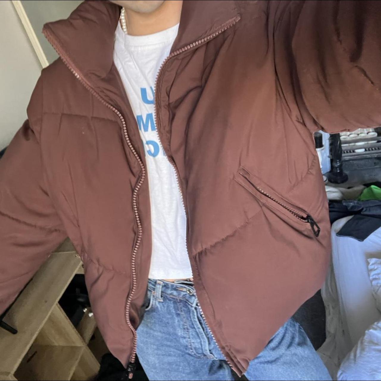 Brown puffer jacket from beginning boutique. Super... Depop