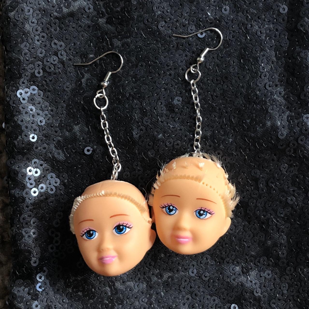 Doll deals head earrings