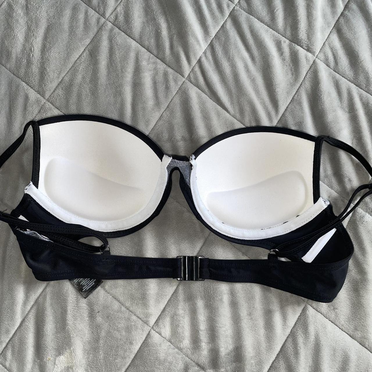 PrettyLittleThing Women's Black Bikiniandtankinitops Depop
