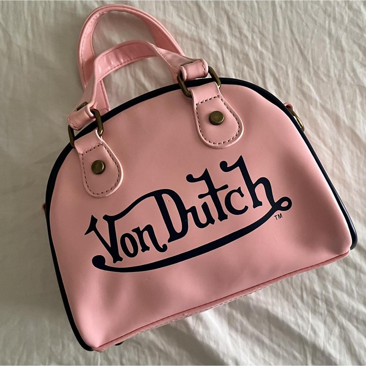 pink von dutch purse