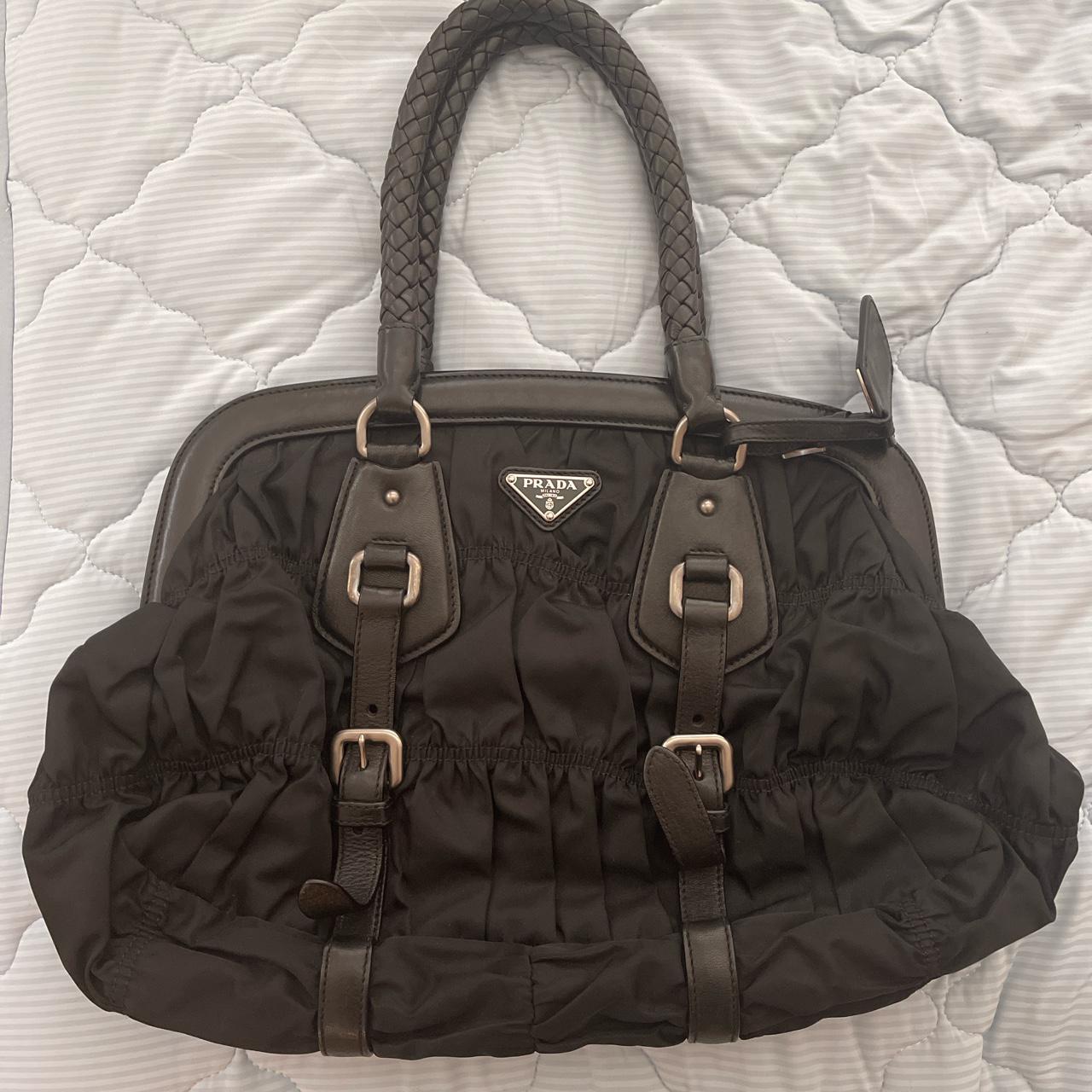 Authentic Prada bag (Black)- Good Condition- Comes - Depop