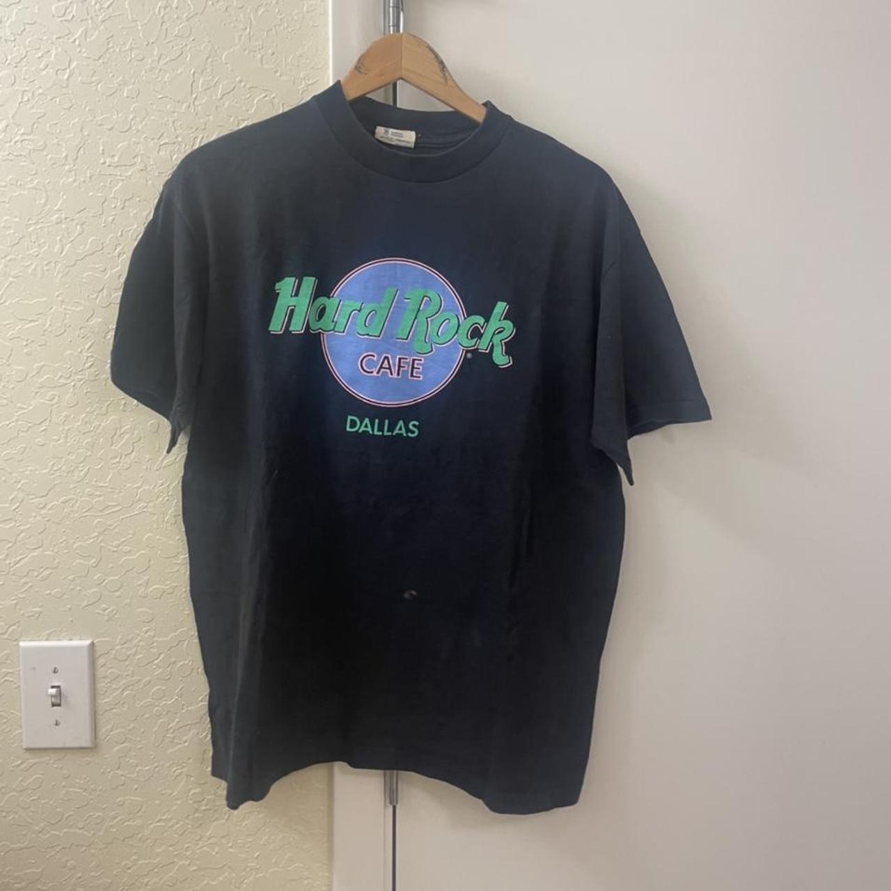 vintage-90s-essential-hard-rock-cafe-dallas-t-depop