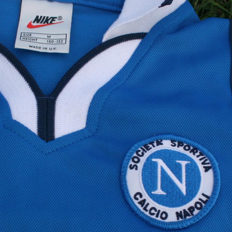 1997-98 NAPOLI SSC Home S/S No.6 AYALA Serie A jersey shirt trikot