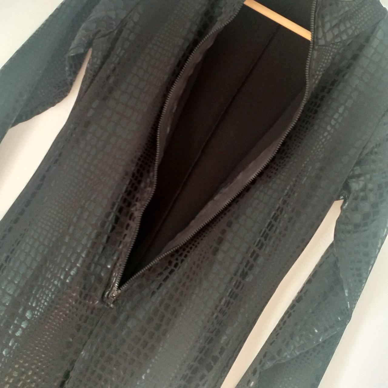 Black bodysuit // Catsuit with front zipper, this is... - Depop