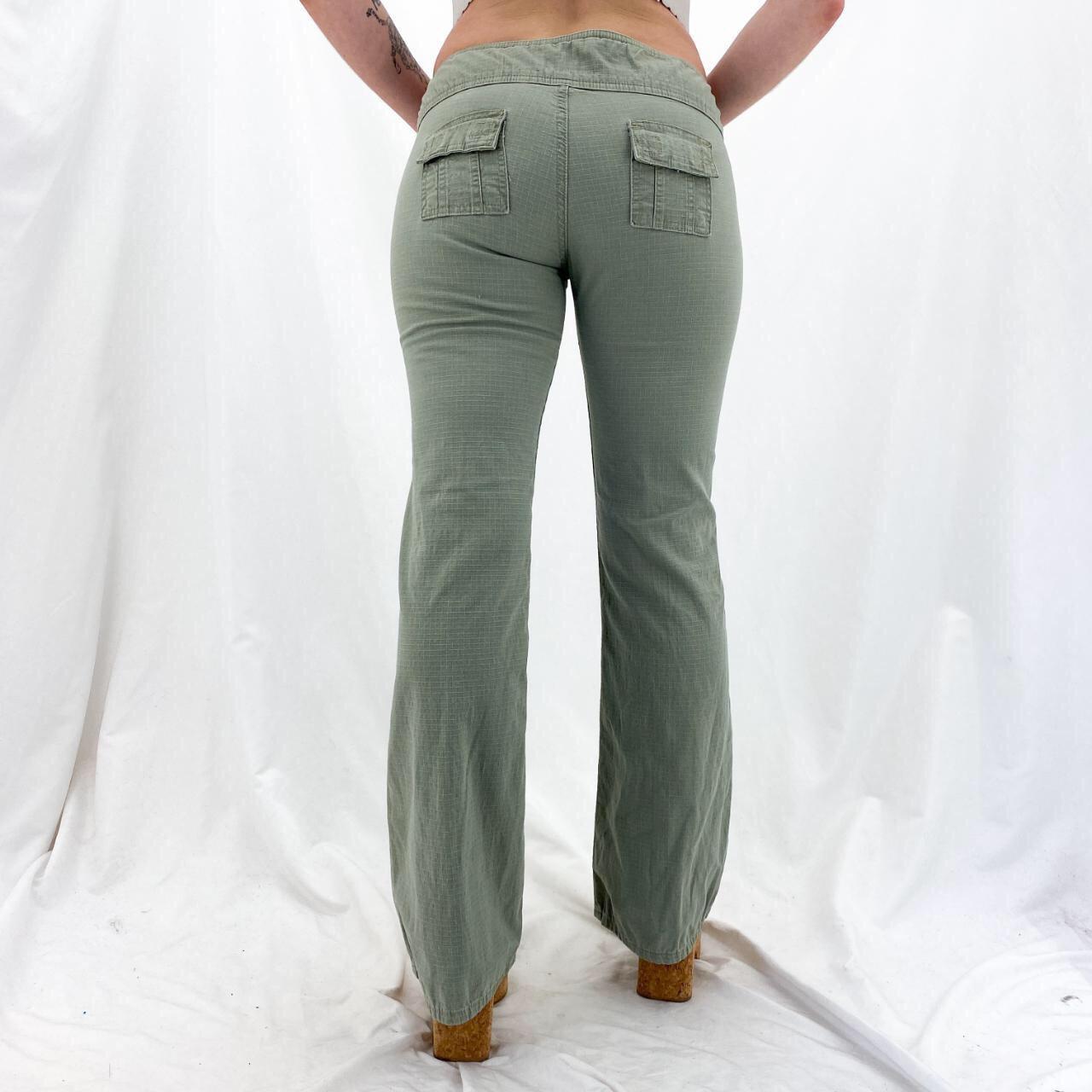 Khaki Krew Women's Green Trousers (4)