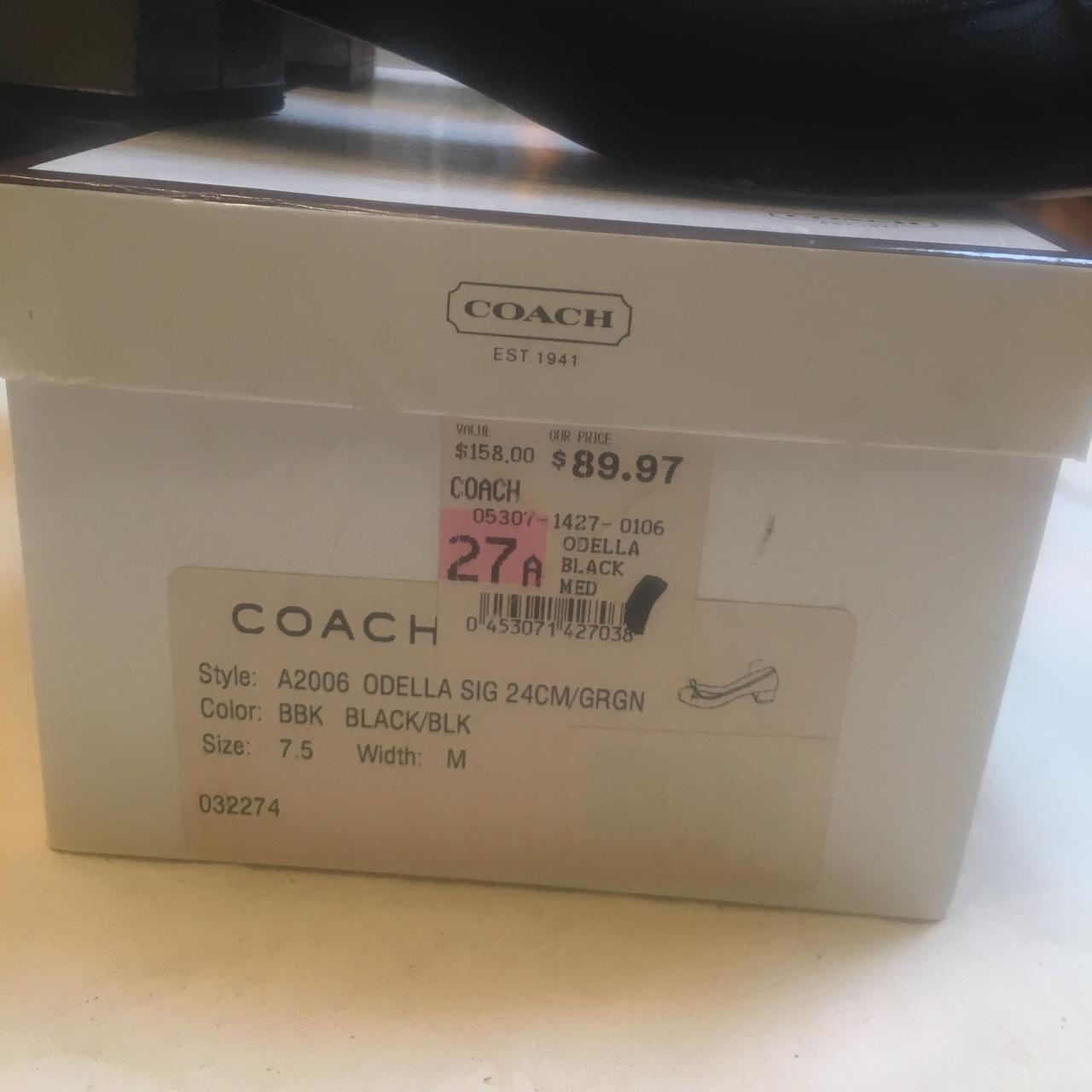 Coach clearance shoe box