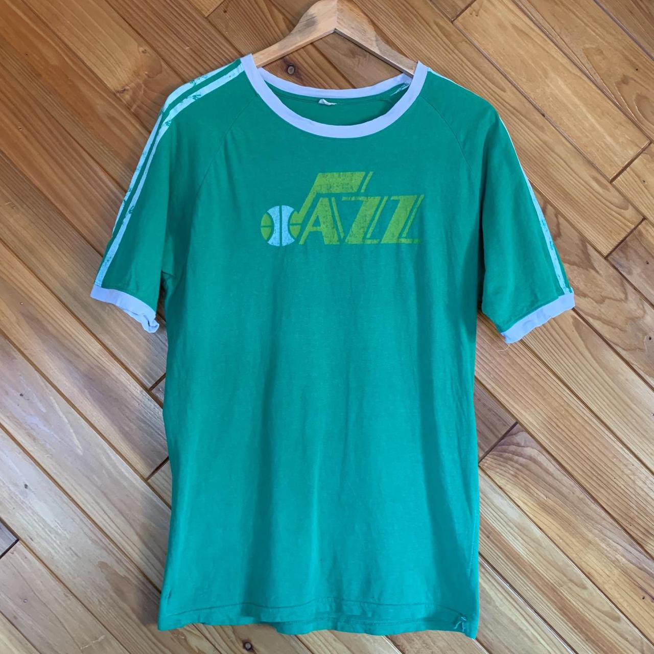 Vintage Threadbare possible bootleg Adidas Utah Jazz... - Depop