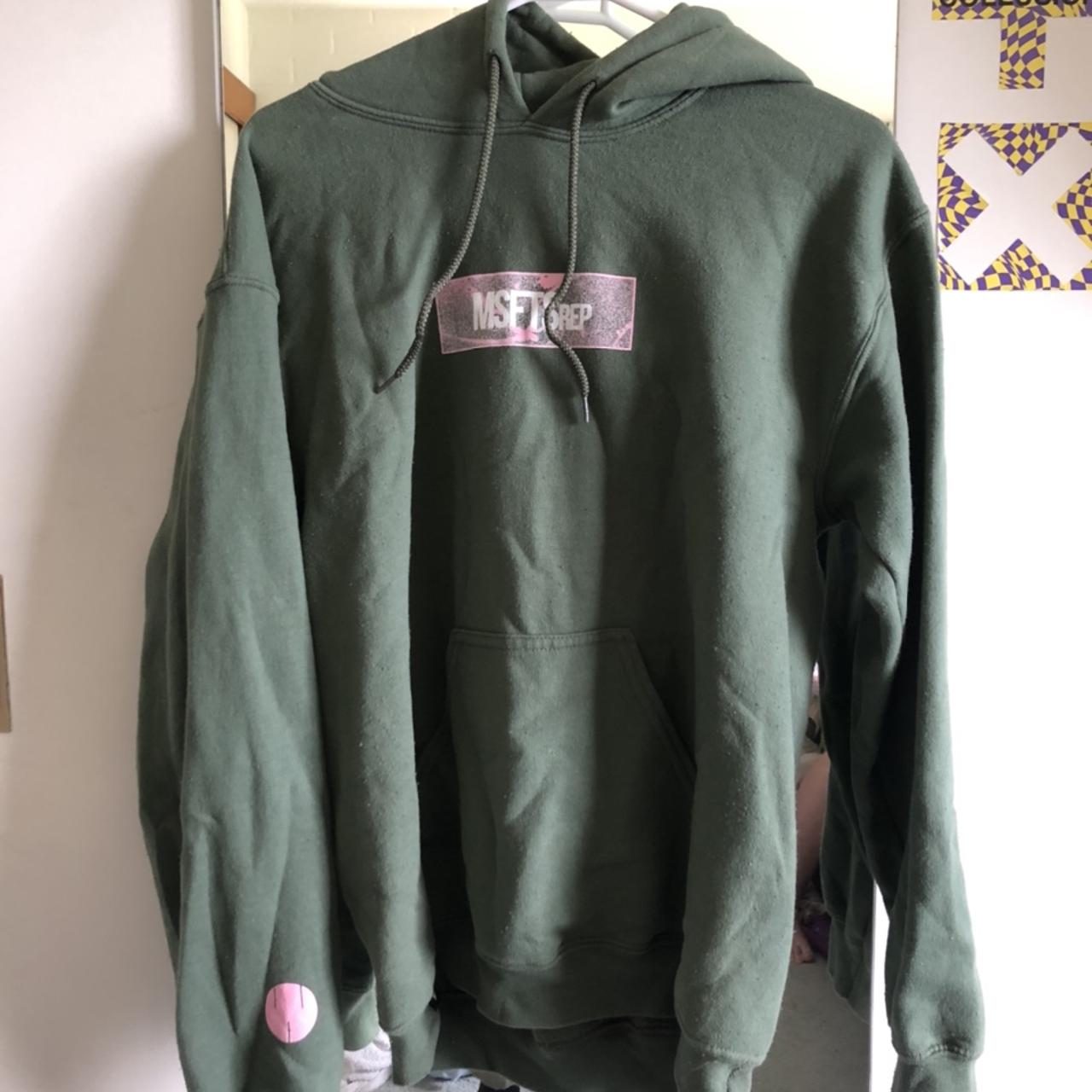 パーカー・フーディ MSFTSrep SS23 Logo hooded sweater (34MSFUM634236452 85) MSFTS REP Jaden Smith Vision Sweater L Black Pink Hoodie