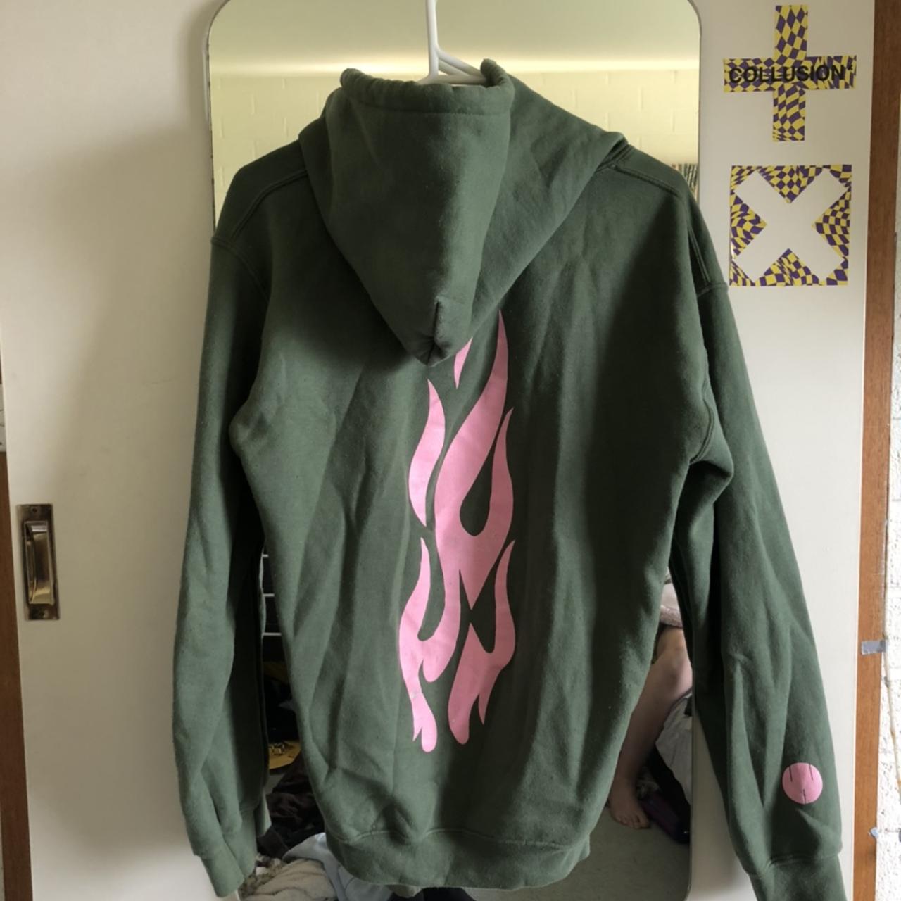 MSFTSrep flame hoodie (jaden smiths brand) insane | Depop