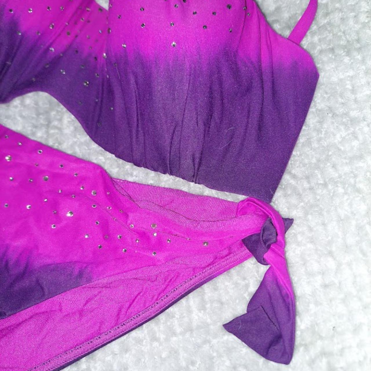 Debenhams Women's Purple and Pink Bikinisandtankinisets Depop