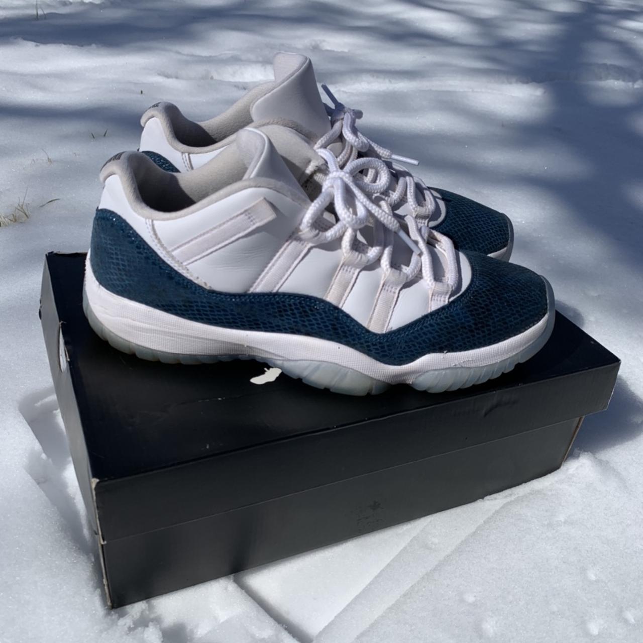 Jordan 11 low snakeskin 2024 navy