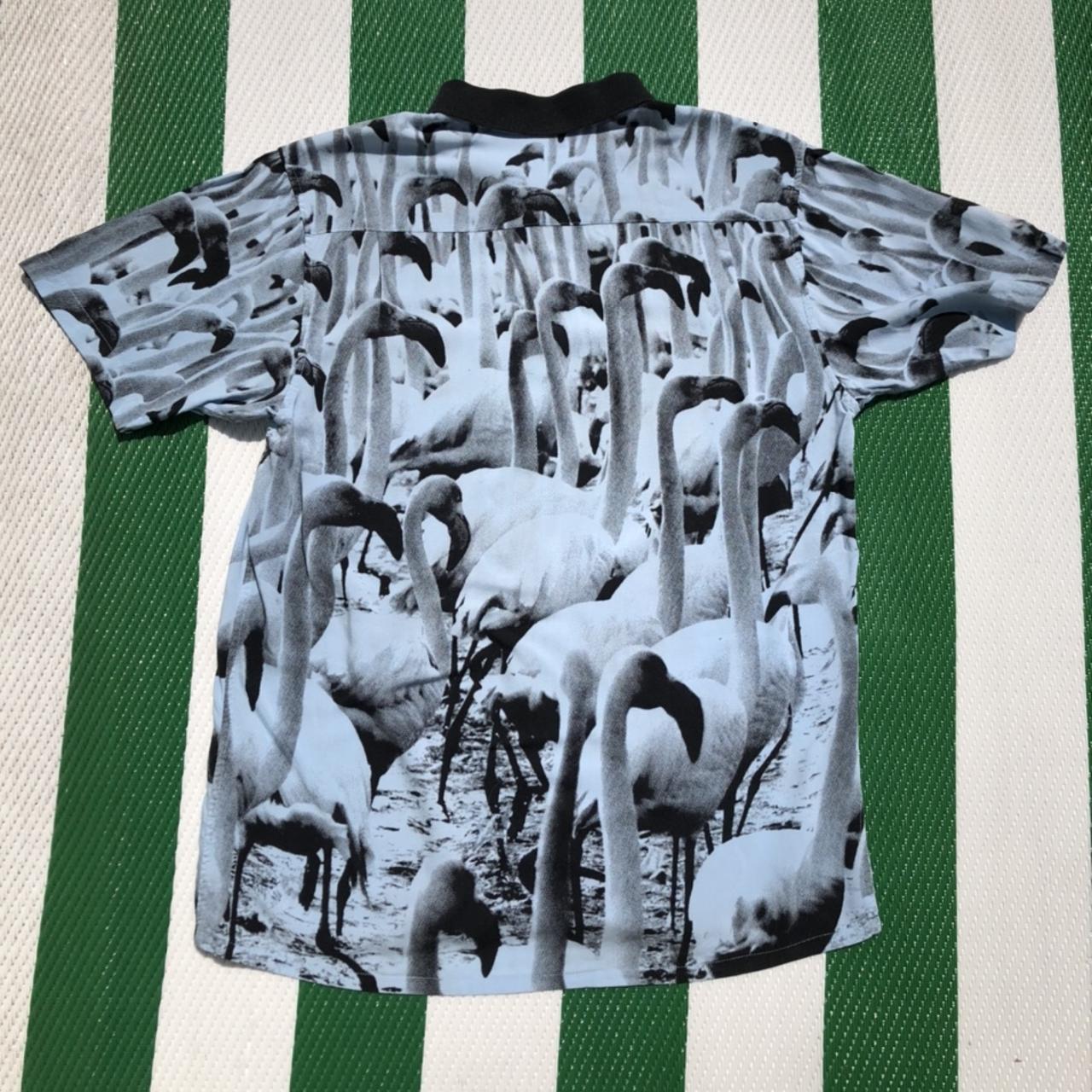 Supreme flamingo rayon shirt #supreme | Depop