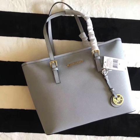 Black Sliver Micheal Kors Monogram Tote Bag🖤 Large - Depop