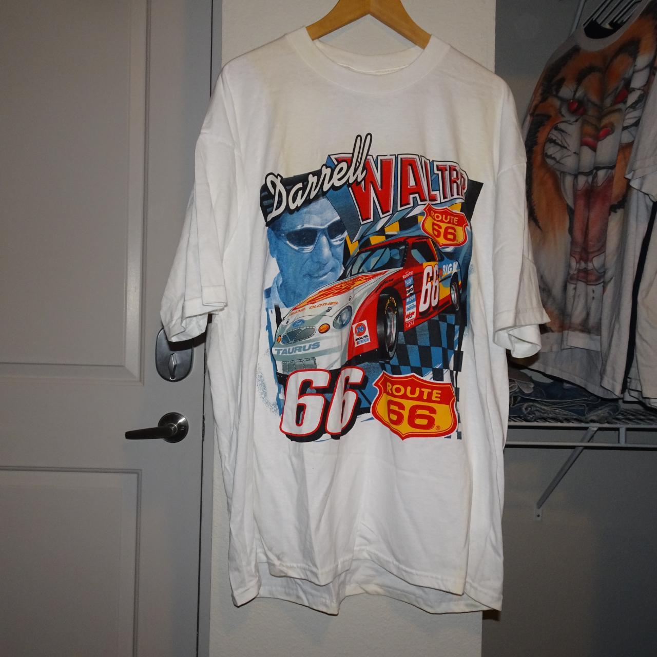 vintage route 66 nascar racing shirt size -... - Depop