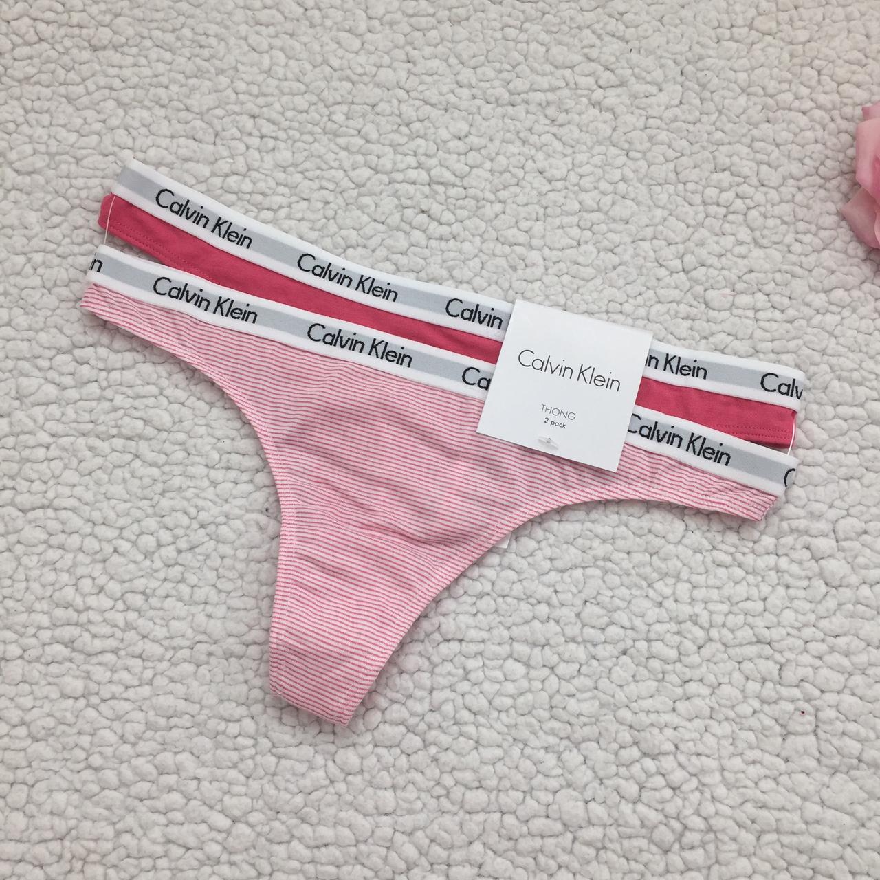 NWT Calvin Klein Thongs Underwear 2PK 💜Bundle for - Depop