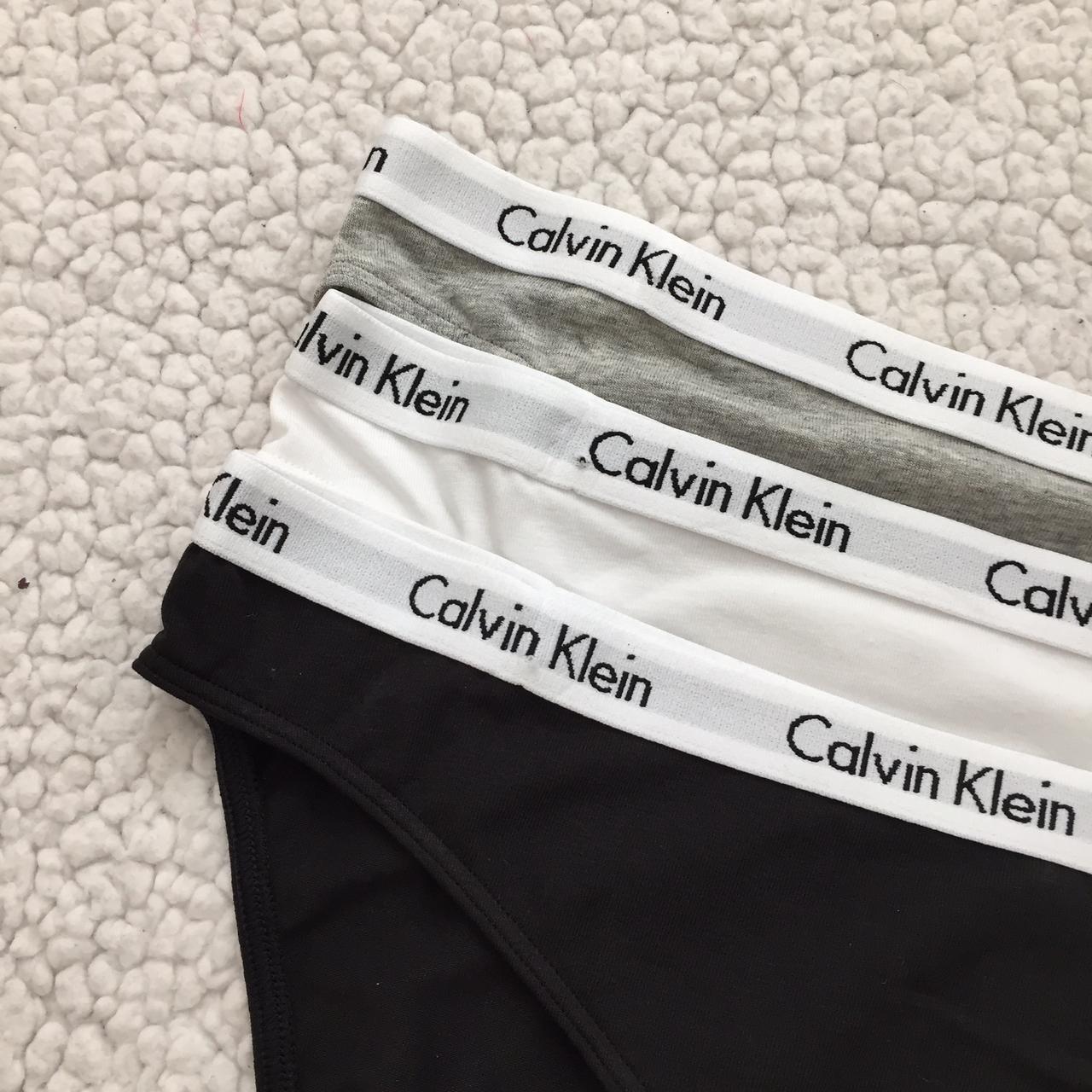 NWT Calvin Klein Thongs Underwear 3PK. Size Medium - Depop