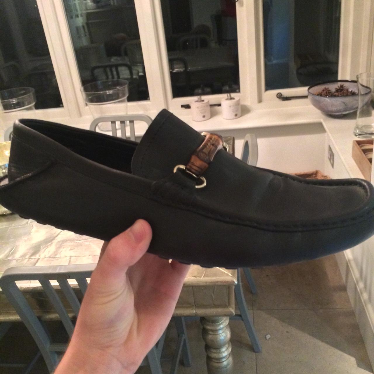 Gucci suede sale driving shoes