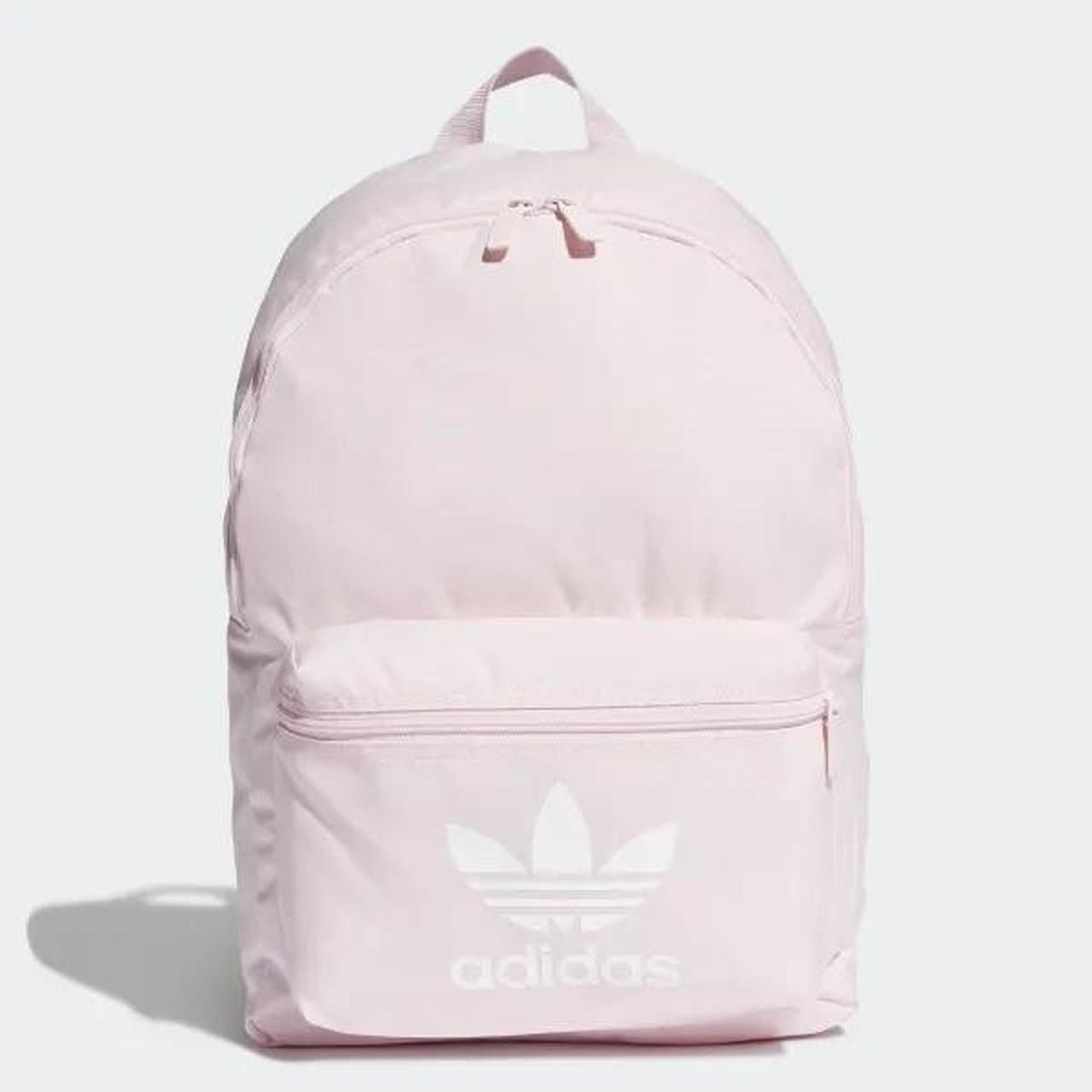 adidas pink floral backpack