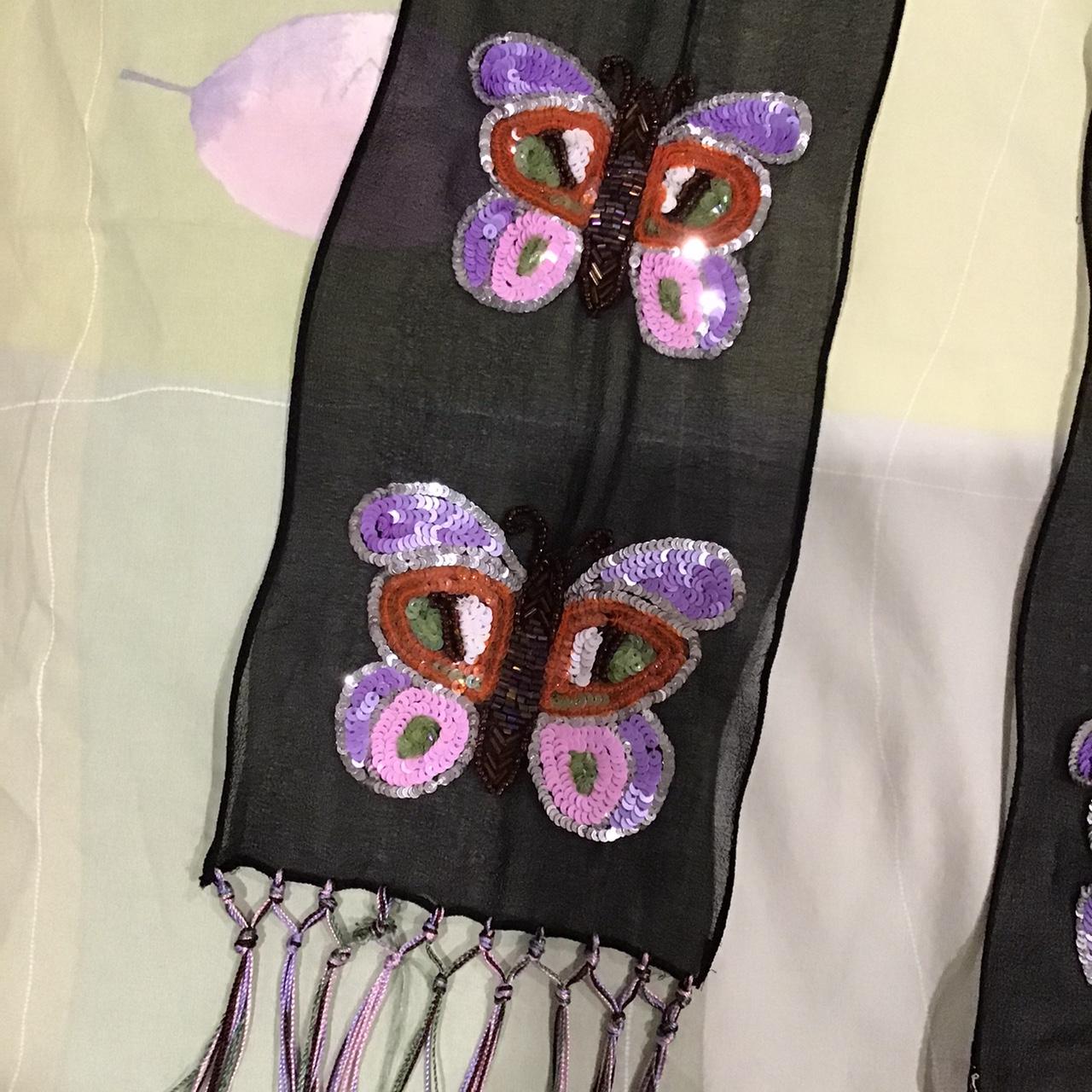 Emilio Pucci Women's Black and Purple Scarf-wraps
