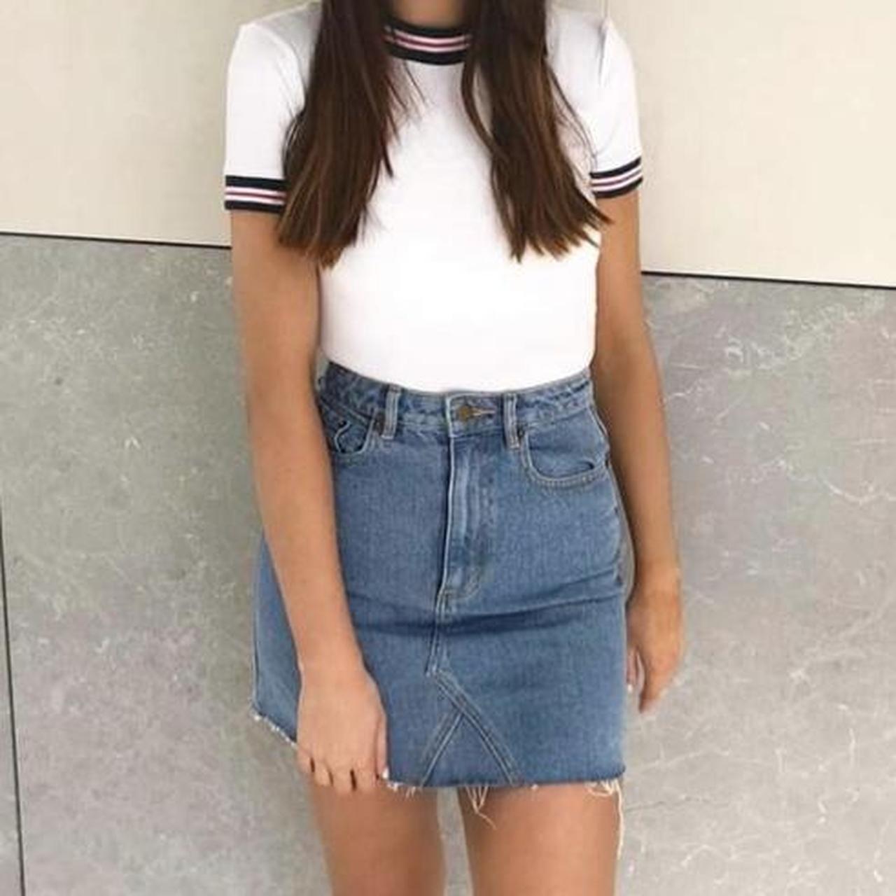 Denim skirt kookai best sale