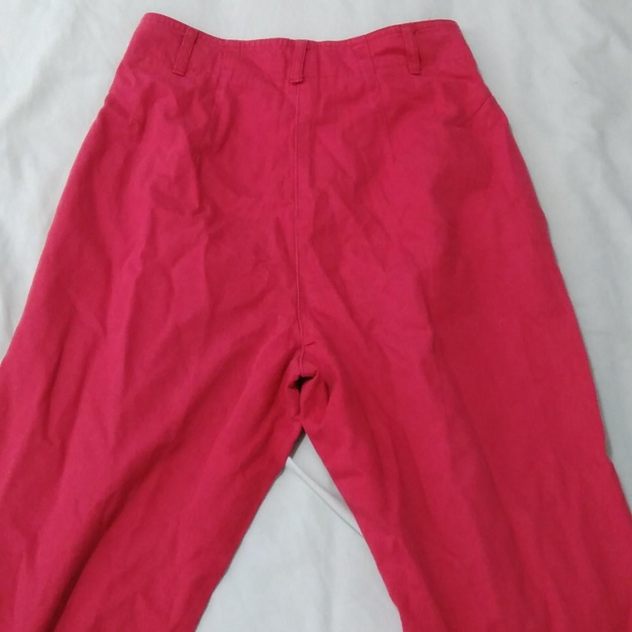 Kirsten Teisner high waisted red trousers, W28,... - Depop