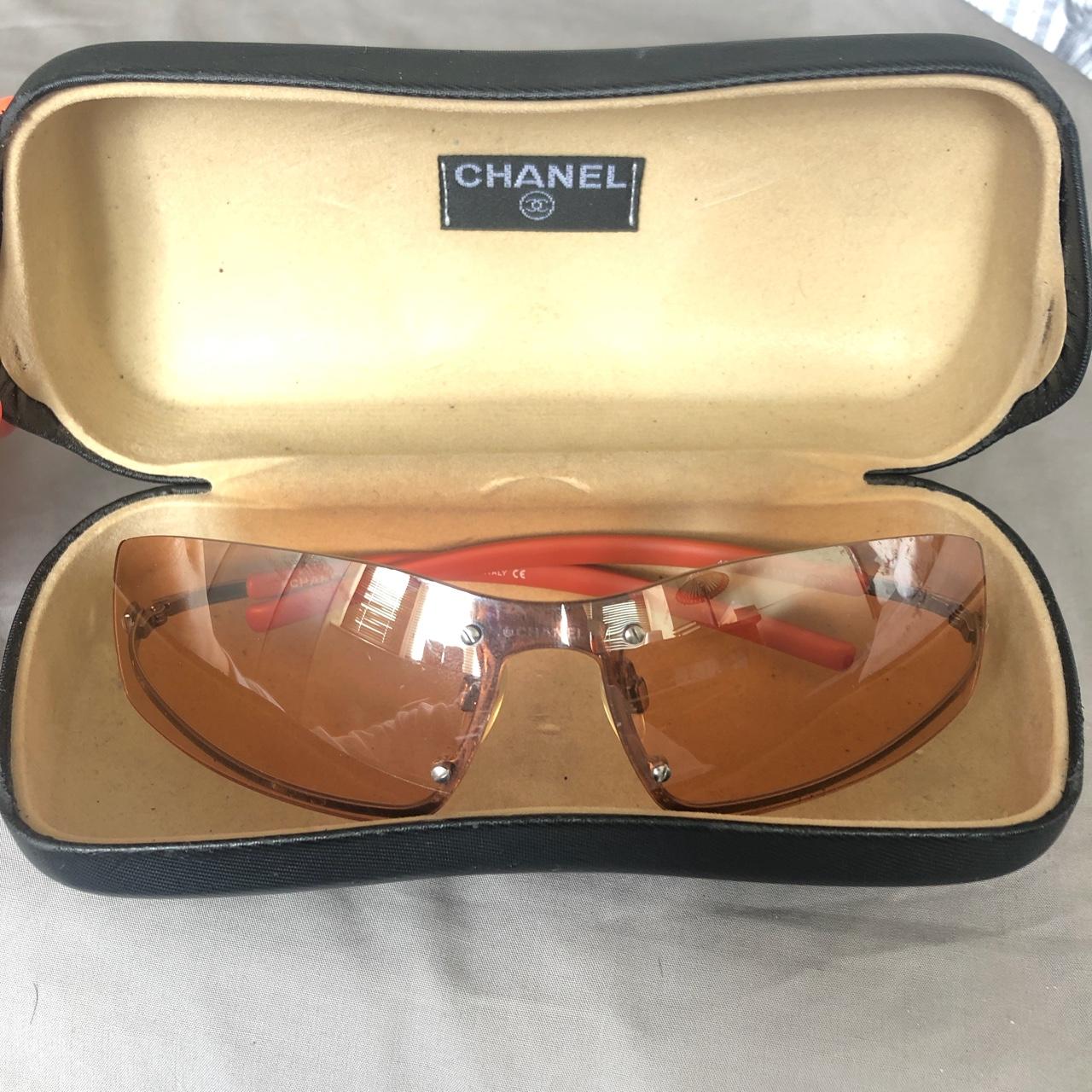 Original vintage chanel sunglasses 7/10 condition - Depop