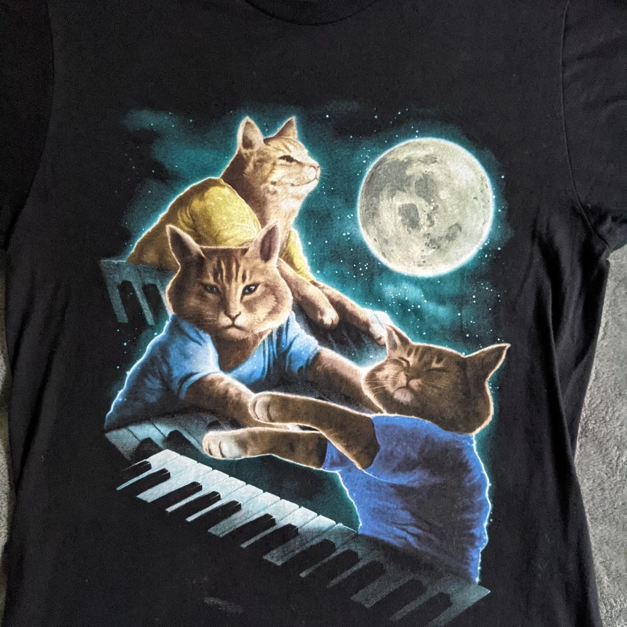 three keyboard cat moon