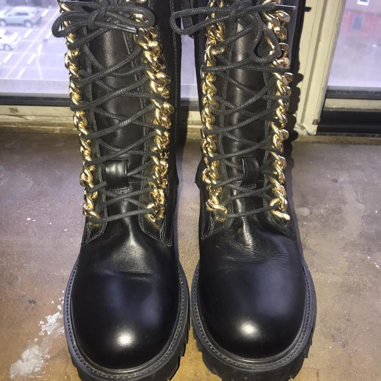 Moschino hot sale h&m boots